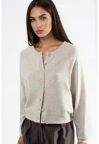 Cardigan dama - Gri - Jerseu