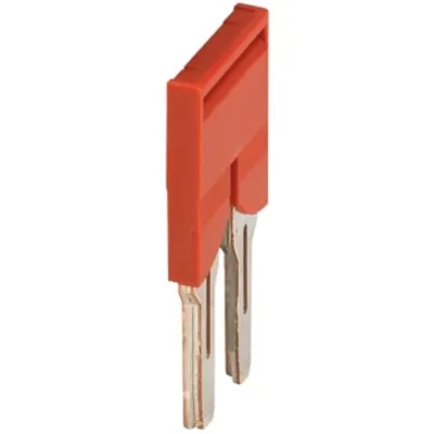 Punte de legatura 2 cai pentru terminale 6mm², rosie