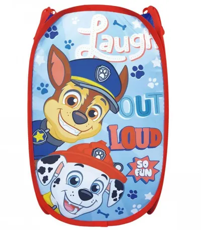 Cos textil pentru jucarii Paw Patrol 36x36x58 cm