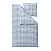 Lenjerie de pat albastru-deschis din bumbac ranforcé pentru pat de o persoană 140x200 cm Vista – Södahl