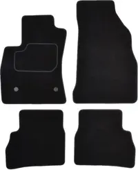 Covorase auto (set, velur, 4 bucati, culoare negru, 7 locuri) FIAT DOBLO dupa 2010
