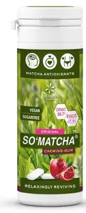 So Matcha Gumă cu matcha, 30 g, Lemon Pharma