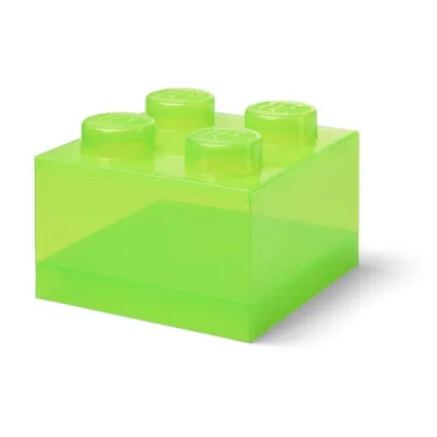 Cutie de depozitare pentru copii verde din plastic 25x25x18 cm – LEGO®