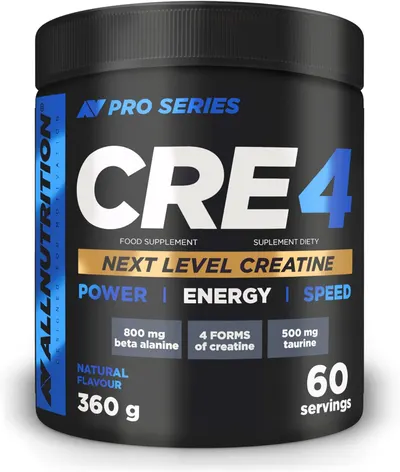 CRE4, neîndulcit, 360 g, AllNutrition