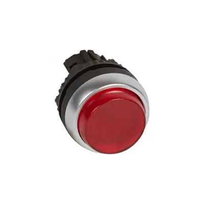 Osmoz illuminated spring return head - projecting - rosu