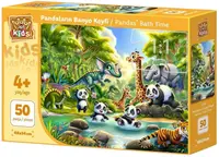Puzzle pentru copii Art Puzzle din 50 piese XXL - Panda se îmbăiază