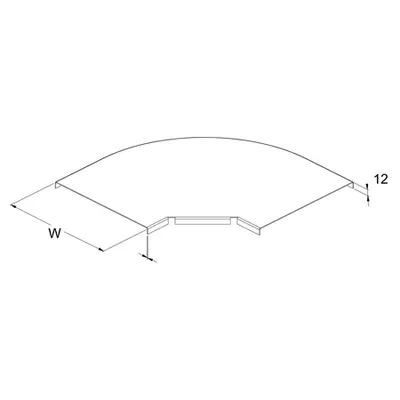 Capac pentru unghi plan 90gr 150 12 0.7