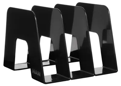 Suport vertical cu 3 compartimente Han - Sorter, negru