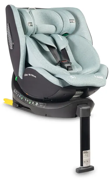 Scaun auto Caretero - Lumi, cu IsoFix, i-Size, 40-150 cm, verde
