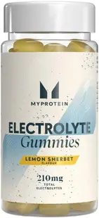 Electrolyte Gummies, lămâie, 60 de comprimate masticabile, Myprotein