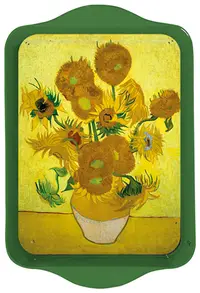 Tava de metal - Vincent Van Gogh - Tournesol dans un vase