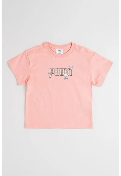 Tricou relaxed fit cu imprimeu Hello Kitty&Friends - Roz somon