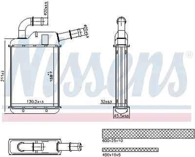 Schimbator Caldura Incalzire Habitaclu Potrivit Seat Alhambra; Vw California T5 Camper, California T6 Camper, Multivan T5, Multivan T6, Sharan, Transporter T5, Transporter T6, Transporter T6 Caravel