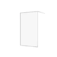 Paravan dus walk-in 120x200 cm Cersanit Larga, sticla securizata, profil crom
