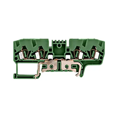 Clemă de împ., conex. elast. 2+2, YBK 2,5 CT, verde, 2,5 mm²