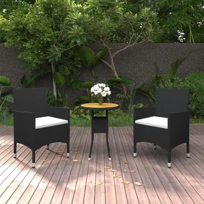Gossi set mobilier de gradina, 3 piese, poliratan