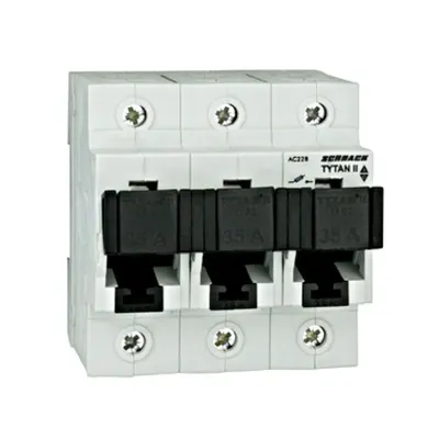 Separator modular pentru portfuzibile TYTAN 3p 35A, complet