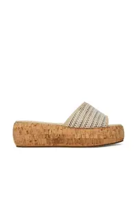 Papuci dama - textil - bej
