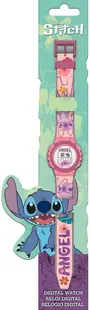 Ceas digital pentru copii Kids Licensing Stitch - Pink Angel