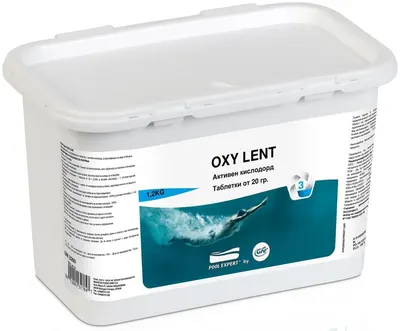 Oxigen activ pentru piscine și jacuzzi-uri Gre - Oxy Lent, 1.2 kg