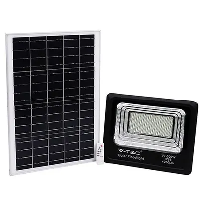 Reflector LED 50W 6000K cu incarcare solara V-TAC SKU-94027