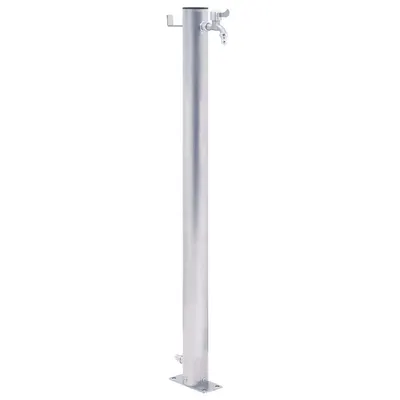 vidaXL Coloană de apă de grădină, 40 cm, oțel inoxidabil, rotund