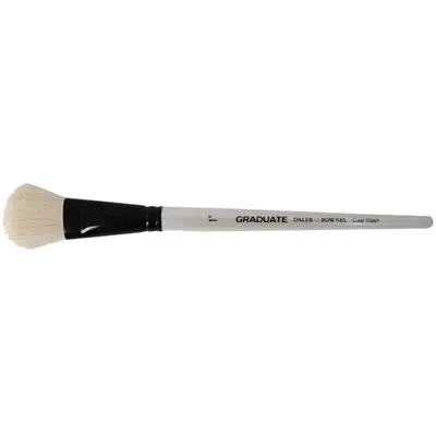 Set 2 x Pensula tip mop cu fir de capra Oval Wash Graduate Daler Rowney - 1"