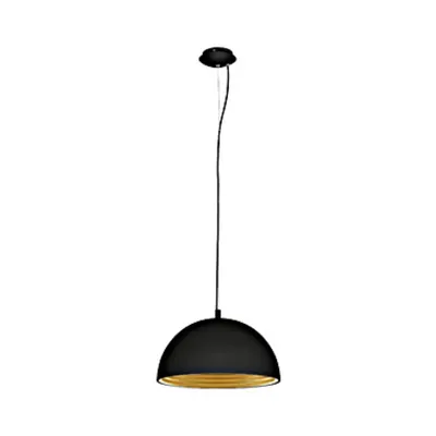 Panderas Pendant luminaire Ø400 60W black/gold IP20
