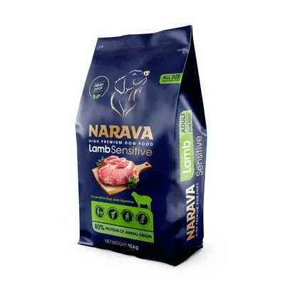 Narava Adult All Size - Hrana uscata premium - Miel - 15kg