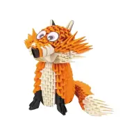 Origami 3D Creagami - Vulpe, 501 piese