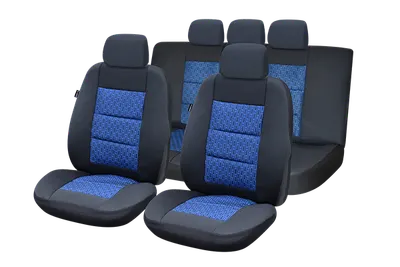 Set huse scaun Premium Lux - albastru