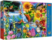 Puzzle Trefl din 1000 piese - Viața la țară, păsări cântătoare