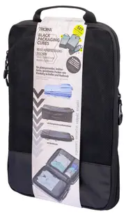 Set de pungi pentru haine Troika - Black Packing Cubes