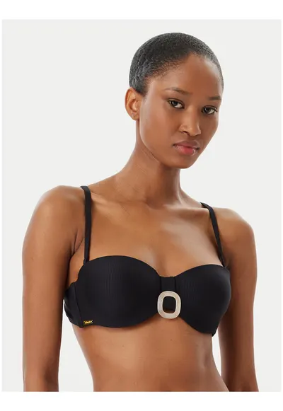 Top bikini dama - negru - material sintetic - rezistent la apa si raze solare