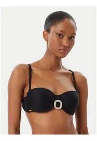 Top bikini dama - negru - material sintetic - rezistent la apa si raze solare