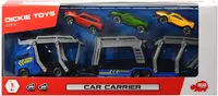 Jucarie pentru copii Dickie Toys - Autotransportator cu trei masini, albastru