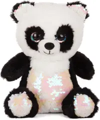 Jucărie de pluș Amek Toys - Panda cu paiete, 28 cm