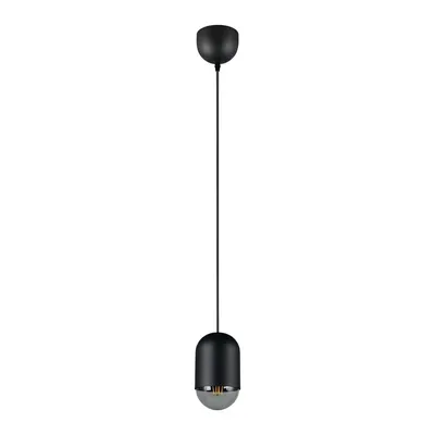 Lustră neagră din metal ø 11 cm Nara – Reality