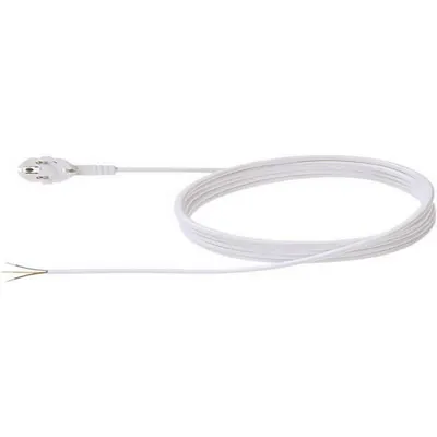 Cordon alimentare H05VV-F 3G1, 3m, Alb BACHMANN BM-304.275