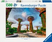 Puzzle Ravensburger din 1500 piese - Garden by the Bay din Singapore