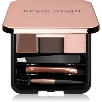 Revolution Brow Sculpt Kit set pentru sprancene perfecte