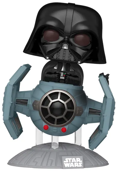 Figură Funko POP! Rides: Star Wars - Darth Vader with TIE Advanced x1 Starfighter #742