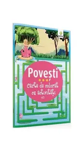 Carte de colorat cu activități. Povești (3-5 ani) - Paperback - ***