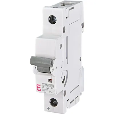 ETIMAT P10 Intrerupatoare automate miniatura 10kA ETIMAT P10-DC 1p C13