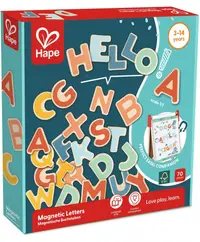 Set de joc Hape International - Litere magnetice, limba engleză