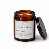 Lumânare parfumată din ceară de soia Precious Amber - Ambră și Vanilie - Default Title