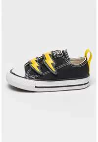 Tenisi cu velcro Chuck Taylor All Star - Negru/Galben