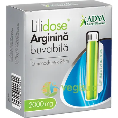 Lilidose Arginina Buvabila 2000mg 25ml*10mdz