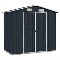 Gossi sopron de gradina, antracit, 205 x 129 x 183, otel galvanizat