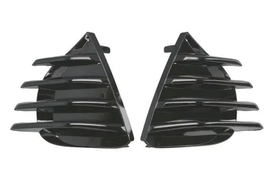 Element bara fata stanga/dreapta potrivit TOYOTA COROLLA SDN E17 2016-2018 - (set, negru lucios, SE/XSE)